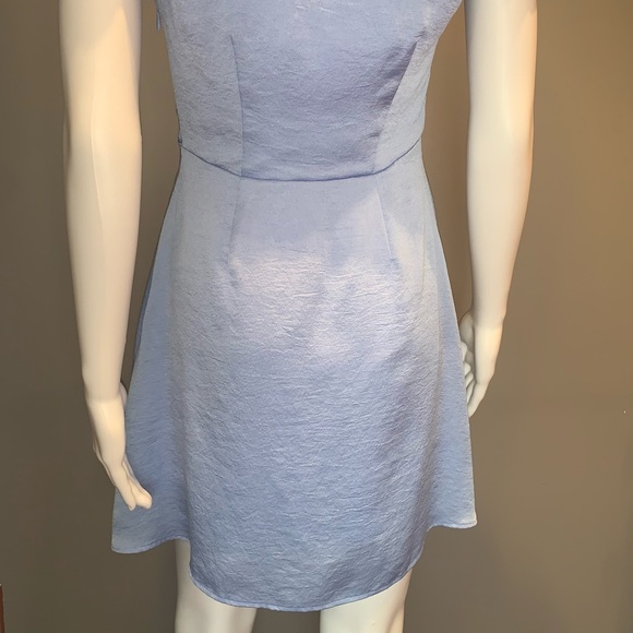 2/$40 👸🏻 Silky Baby Blue Express A-Line Dress 💕💙 - Picture 8 of 10